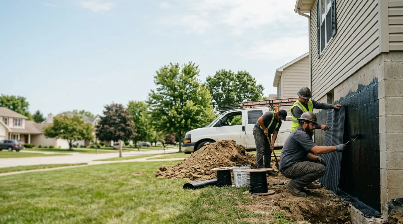 Basement Waterproofing in Pleasant Valley, IA near me
